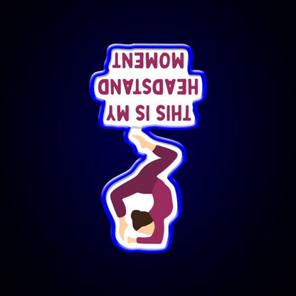 This Is My Headstand Moment Yoga Led Neon Sign For Wellness Space Rgb Color - Shineneon