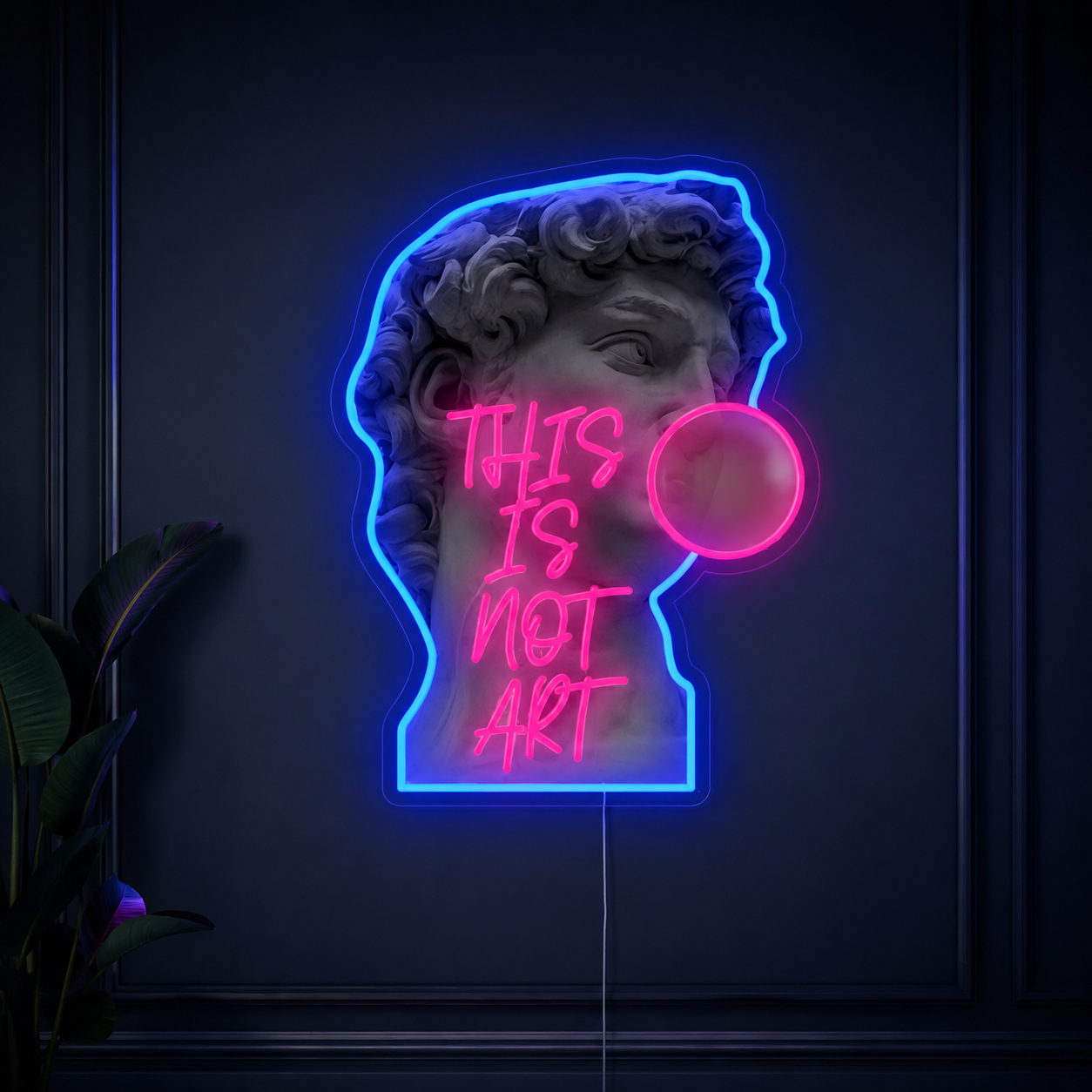 This Is Not Art LED Neon Sign - 02 High-Converting Product Image