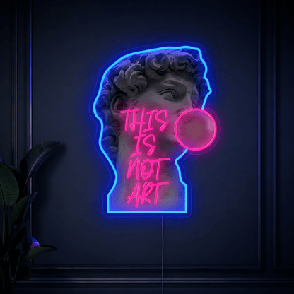 This Is Not Art LED Neon Sign - Shineneon