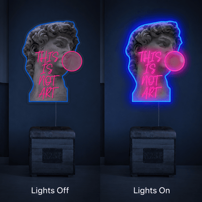 This Is Not Art LED Neon Sign - Shineneon