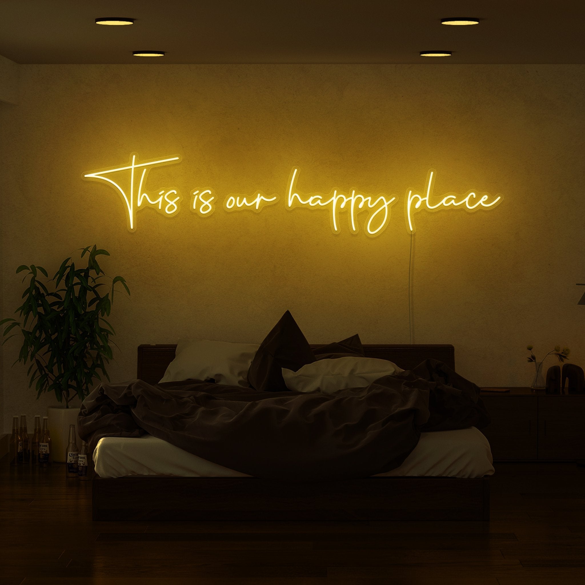 This Is Our Happy Place Led Neon Sign | Shineneon