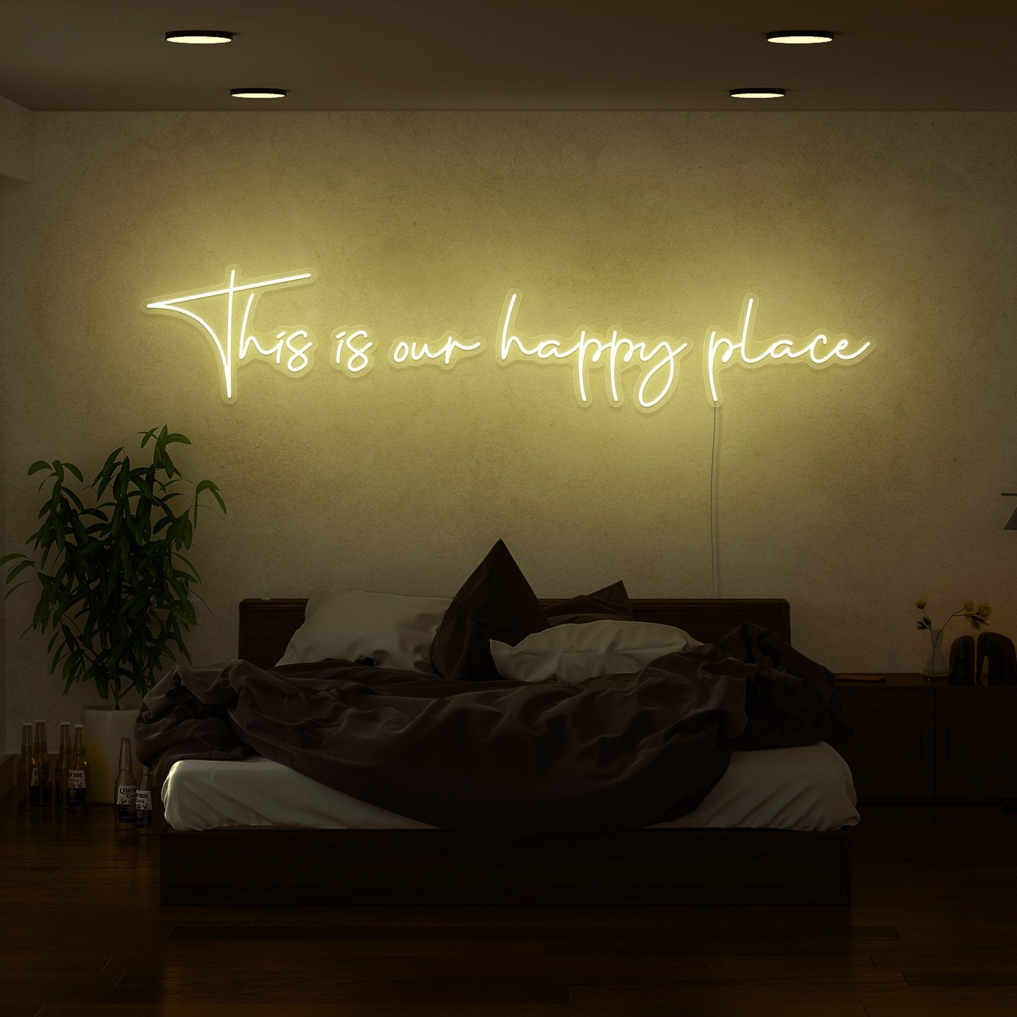 This Is Our Happy Place Led Neon Sign | Shineneon