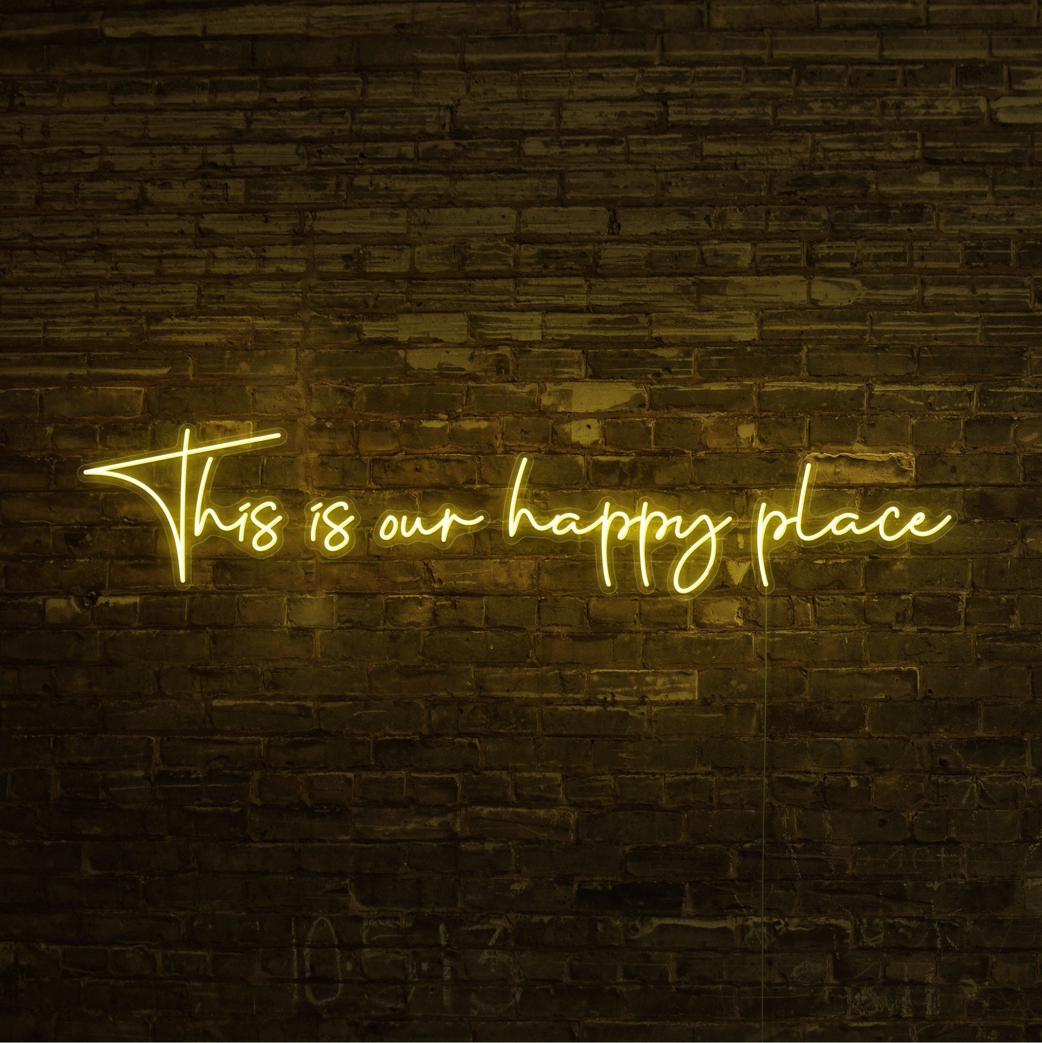 This Is Our Happy Place Led Neon Sign | Shineneon