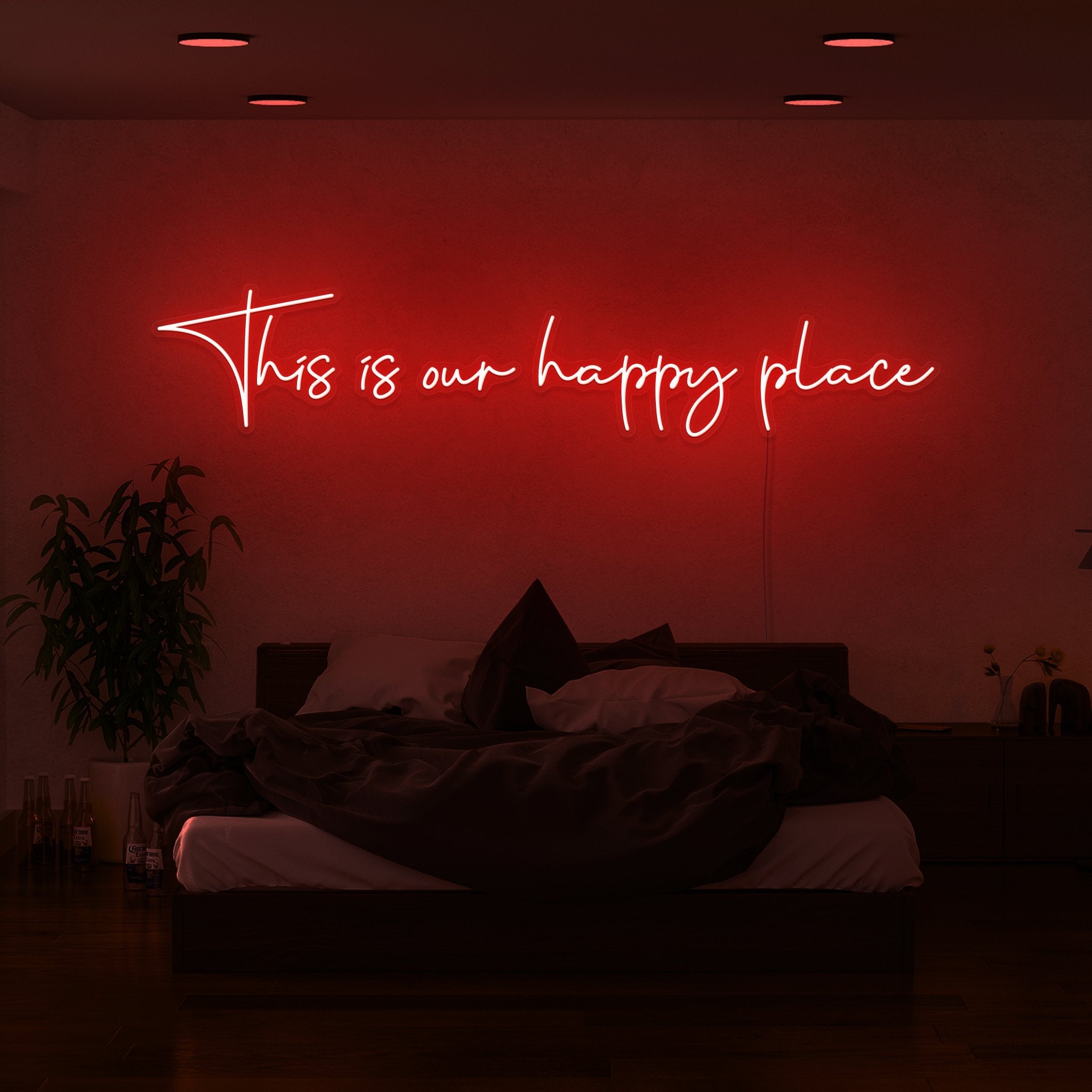 This Is Our Happy Place Led Neon Sign | Shineneon