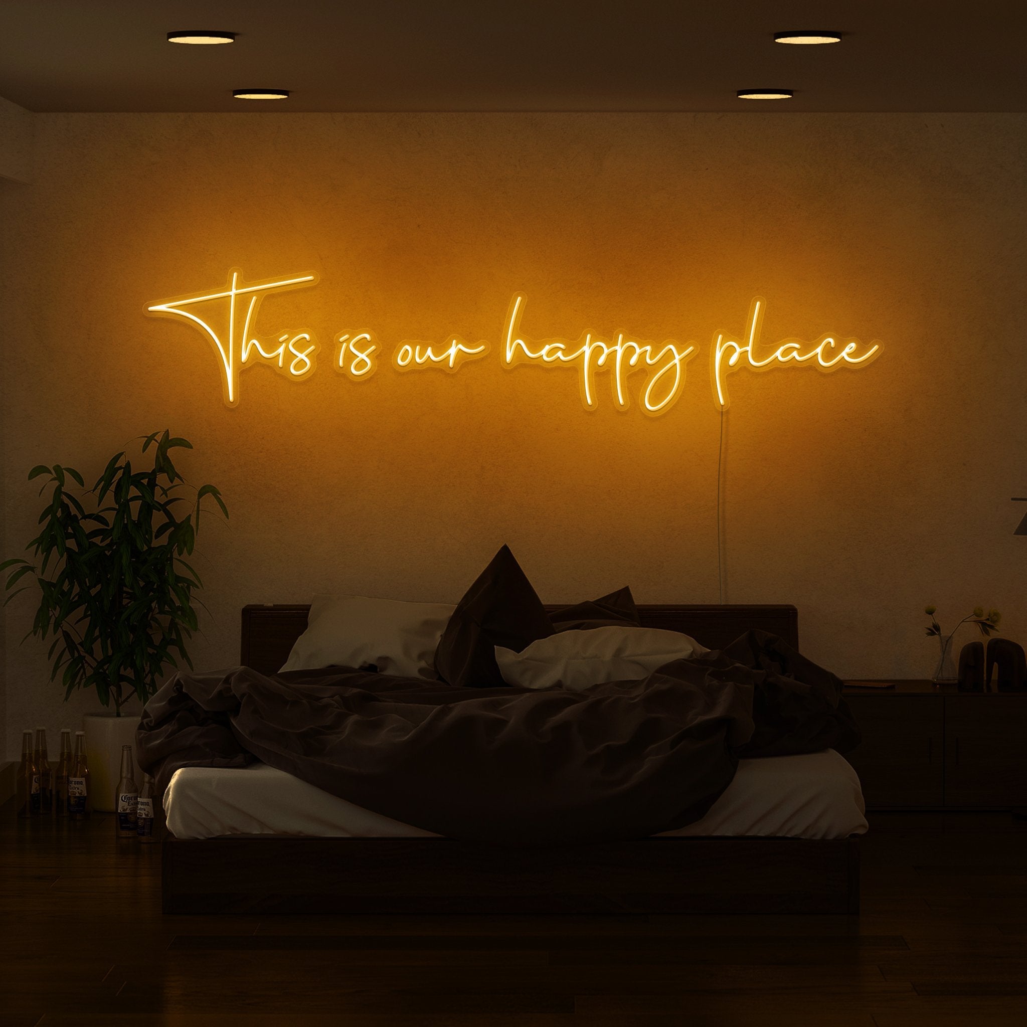 This Is Our Happy Place Led Neon Sign | Shineneon