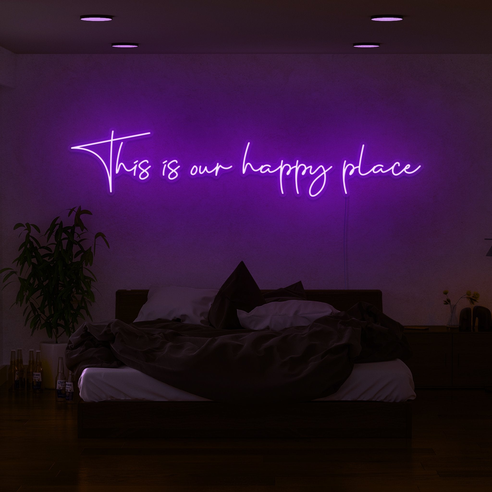This Is Our Happy Place Led Neon Sign | Shineneon