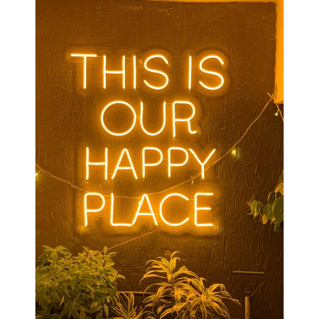 This Is Our Happy Place Led Sign Business Neon Signs - Shineneon