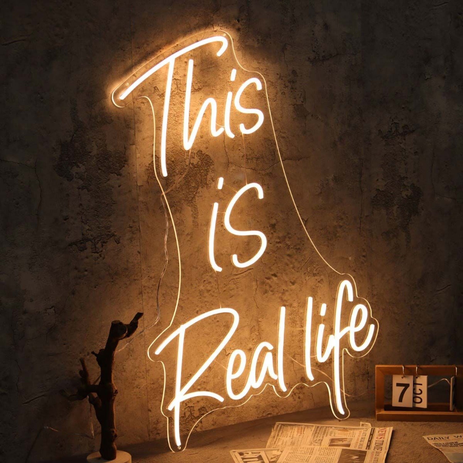 This Is Real Life Led Neon Sign - Shineneon