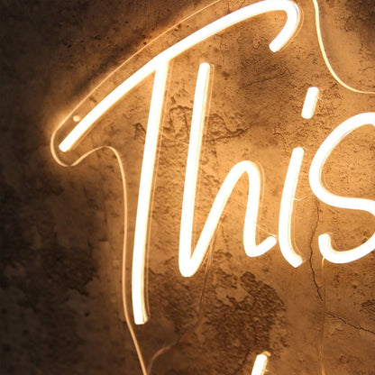 This Is Real Life Led Neon Sign - Shineneon