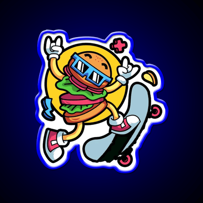 This Is Some Fast Food Skating Fast Food Led Neon Sign For Burger Place Rgb Color - Shineneon