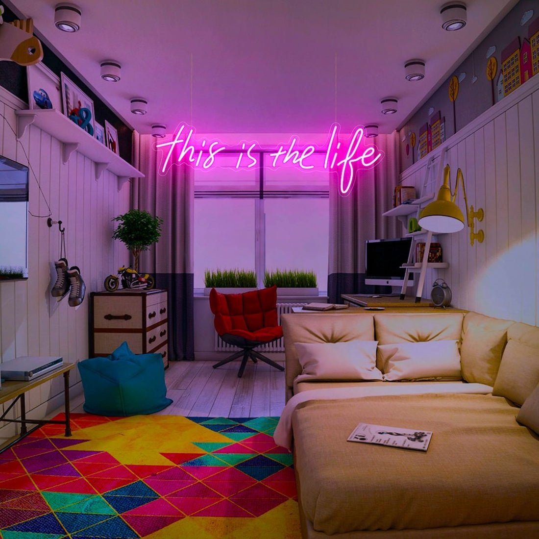 This Is The Life Led Sign Business Neon Sign - Shineneon