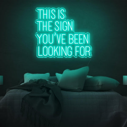 This Is The Sign Red Led Neon Sign For Bedroom Wall Decor | Shineneon