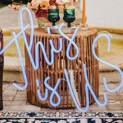 This Is Us Neon Sign For Family-Oriented Living Rooms | Shineneon