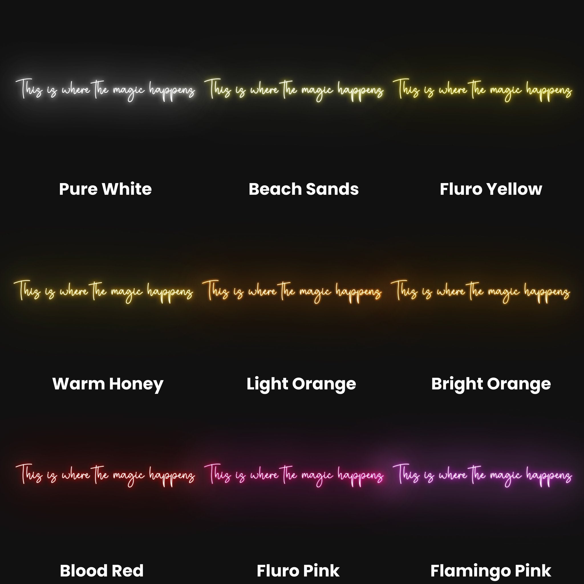 This Is Where The Magic Happens Led Neon Sign | Shineneon