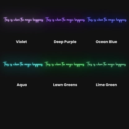 This Is Where The Magic Happens Led Neon Sign | Shineneon