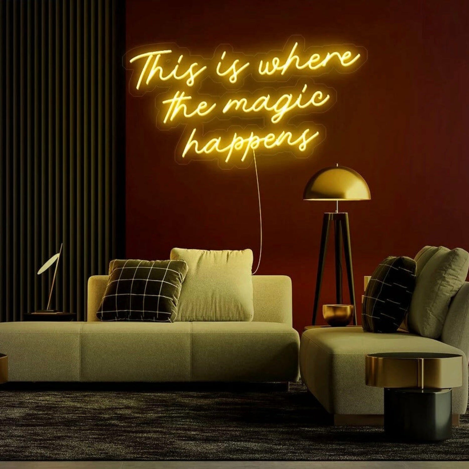 This Is Where The Magic Happens Led Neon Sign Enchanting Atmosphere | Shineneon
