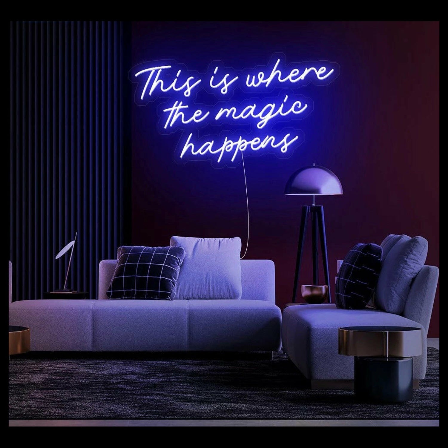 This Is Where The Magic Happens Led Neon Sign Enchanting Atmosphere | Shineneon