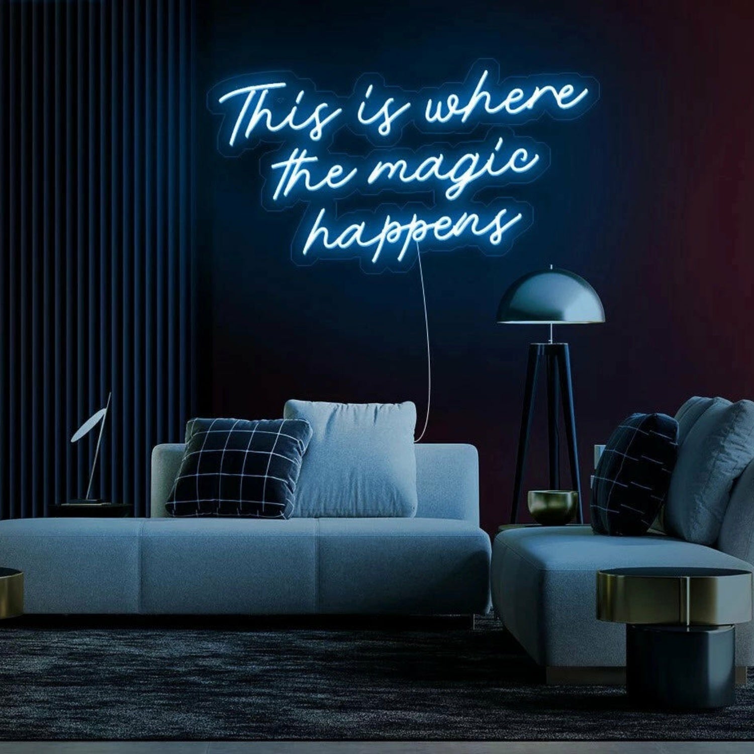 This Is Where The Magic Happens Led Neon Sign Enchanting Atmosphere | Shineneon