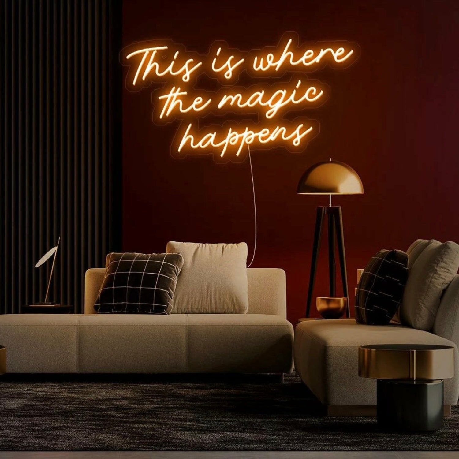 This Is Where The Magic Happens Led Neon Sign Enchanting Atmosphere | Shineneon
