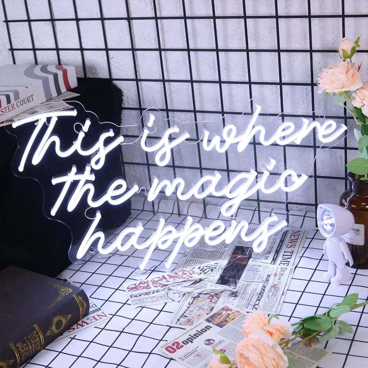 This Is Where The Magic Happens Led Neon Sign For Home Decor - Shineneon