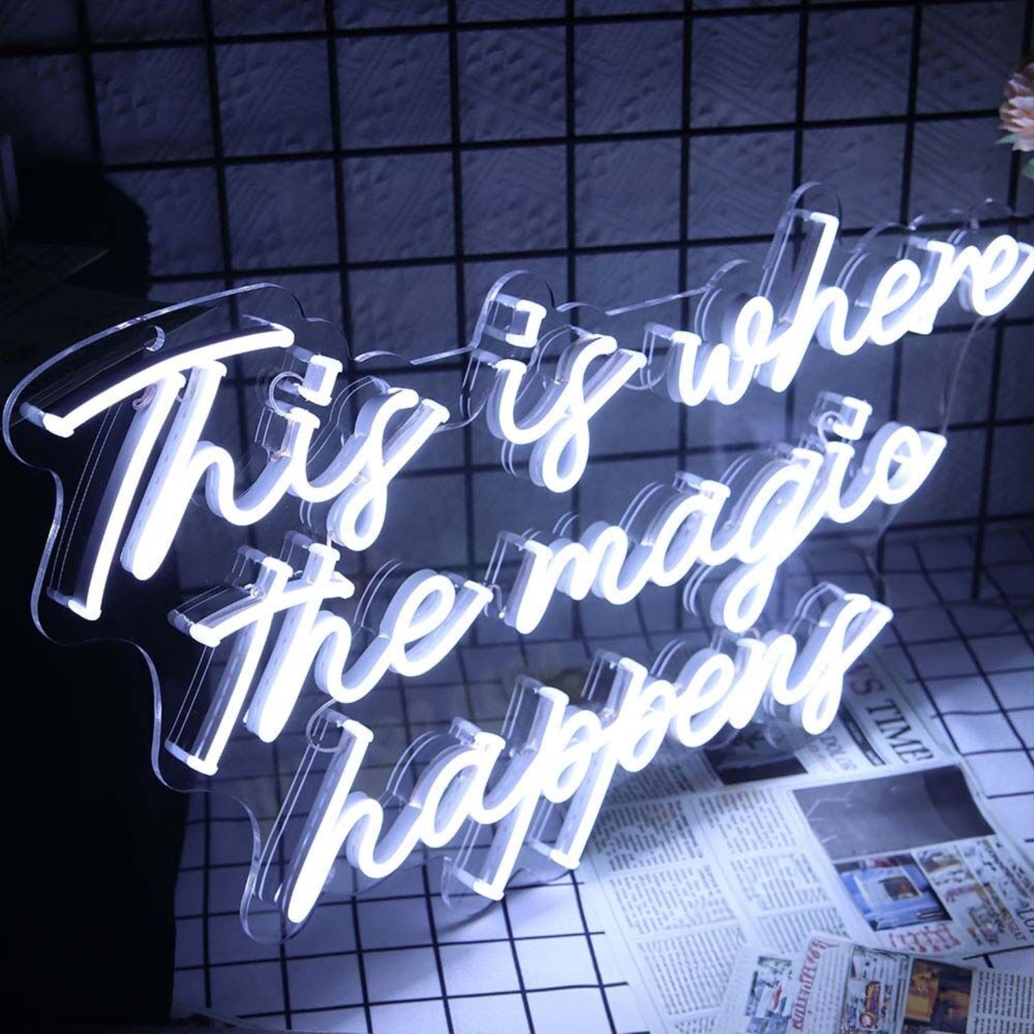 This Is Where The Magic Happens Led Neon Sign For Home Decor - Shineneon