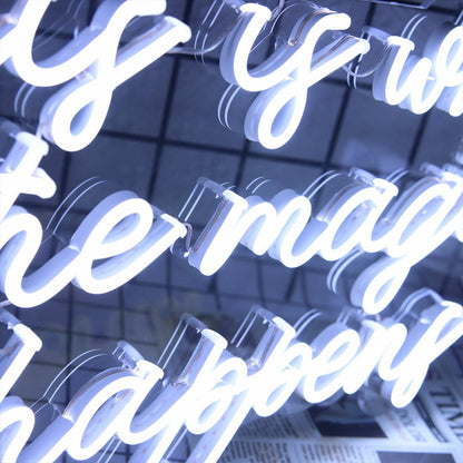 This Is Where The Magic Happens Led Neon Sign For Home Decor - Shineneon
