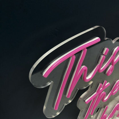 This Is Where The Magic Happens Led Neon Sign For Wall Decor - Shineneon