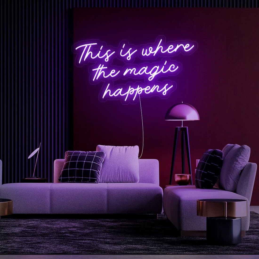 This Is Where The Magic Happens Led Sign Business Neon Sign - Shineneon