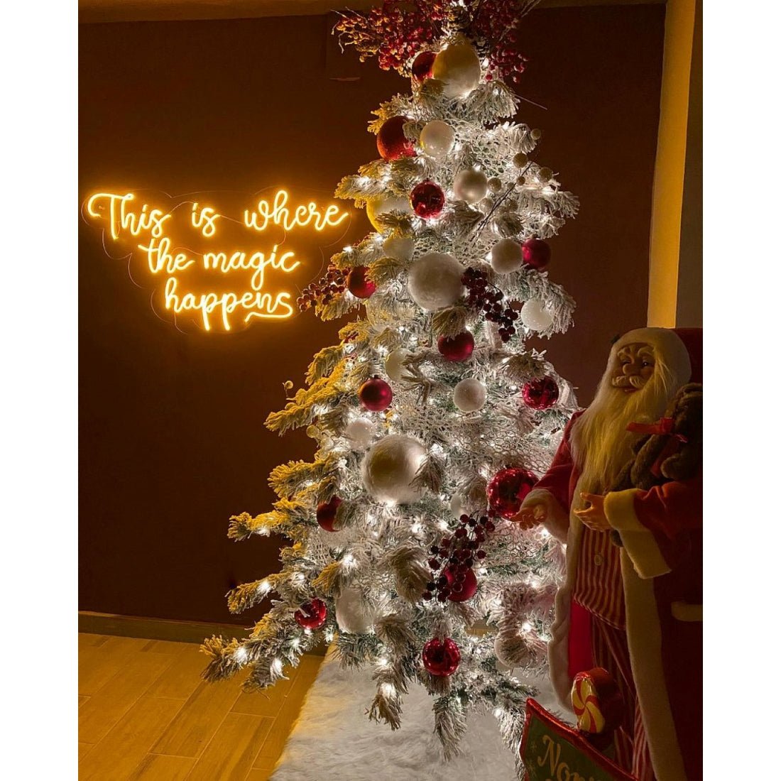 This Is Where The Magic Happens Led Sign Business Neon Sign For Home - Shineneon