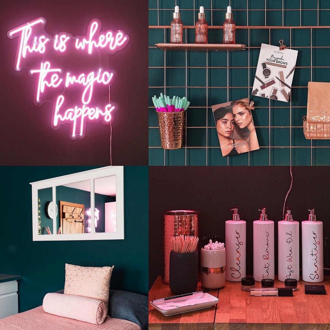 This Is Where The Magic Happens Led Sign Business Neon Signs Wall Art Decor - Shineneon