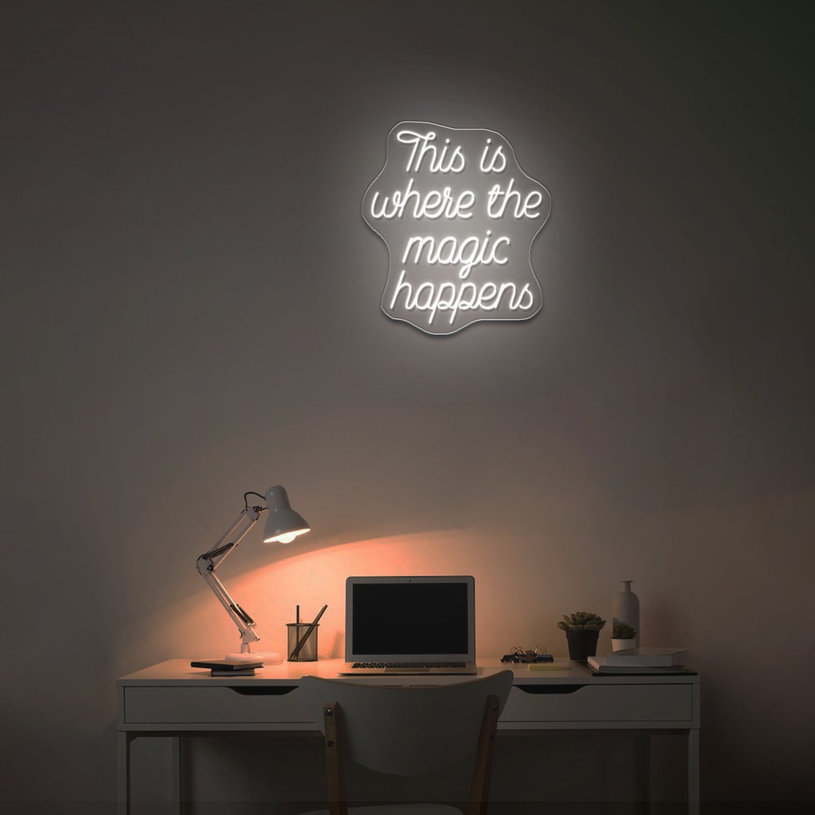 This Is Where The Magic Happens Neon Beer Sign - Shineneon
