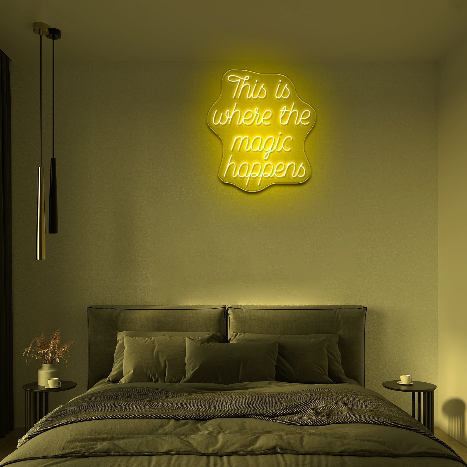 This Is Where The Magic Happens Neon Beer Sign - Shineneon