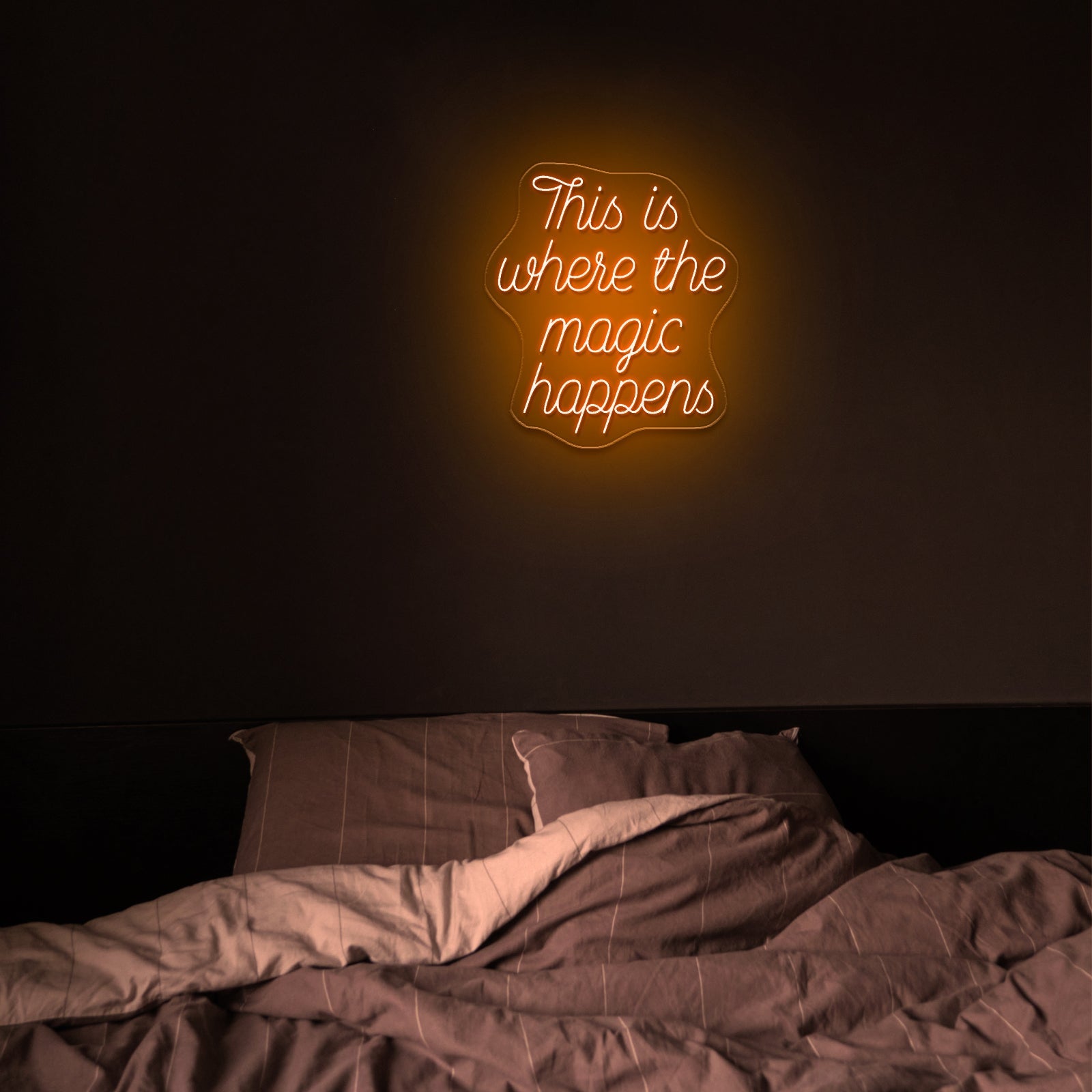 This Is Where The Magic Happens Neon Beer Sign - Shineneon