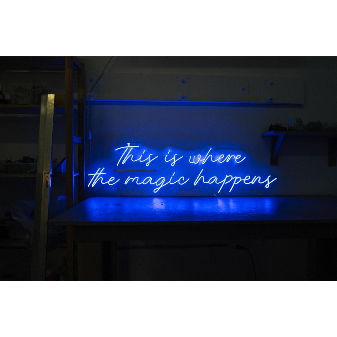 This Is Where The Magic Happens Neon Sign Led Wall Signs