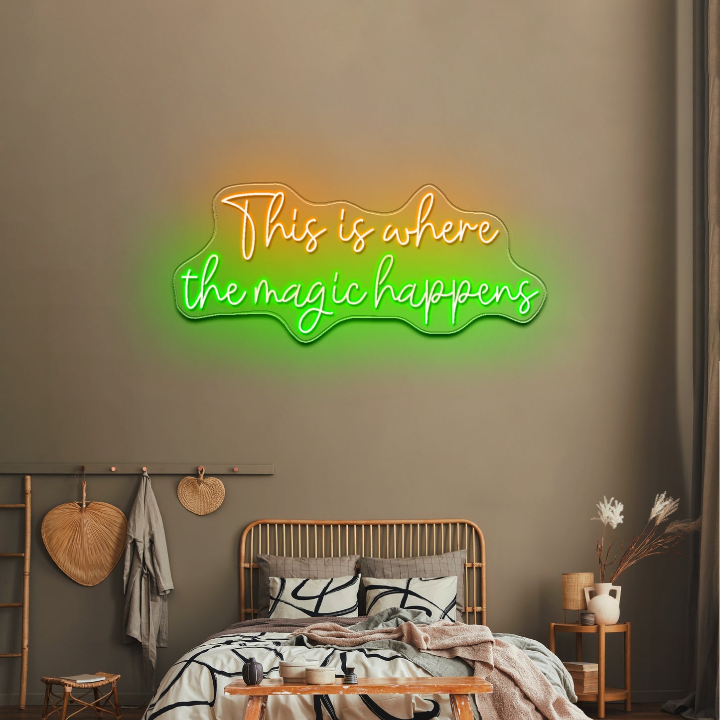 This Is Where The Magic Happens Neon Signs Wall Decor