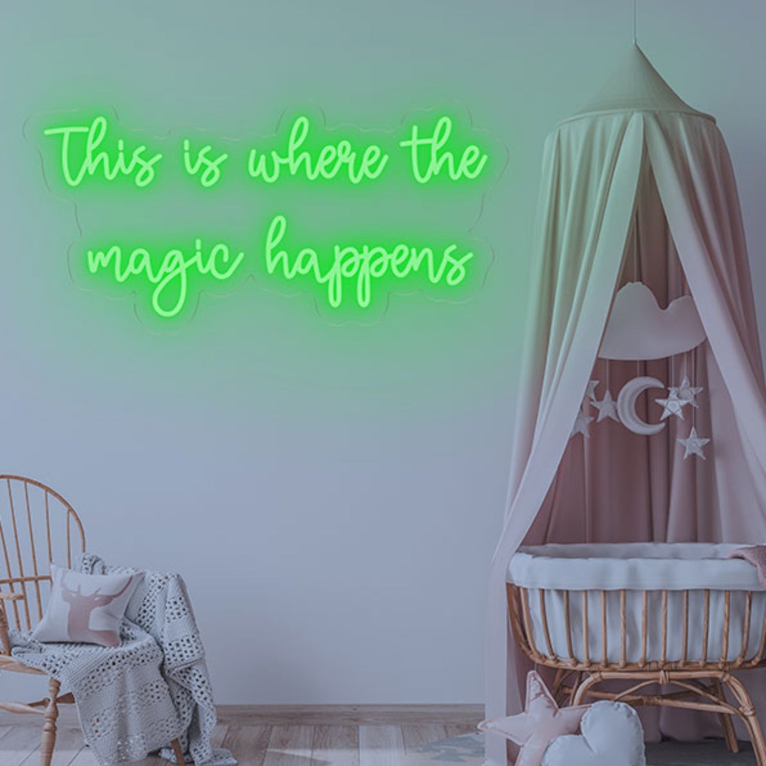 This Is Where The Magic Happens Sign | Shineneon
