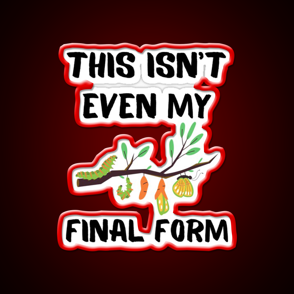 This Isnt Even My Final Form Metamorphosis Gym Fitness Led Neon Sign Rgb Color