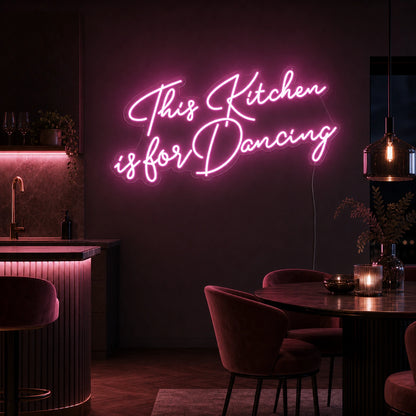 This Kitchen Is For Dancing LED Neon Sign Garage Man Cave Neon Sign high-converting product image