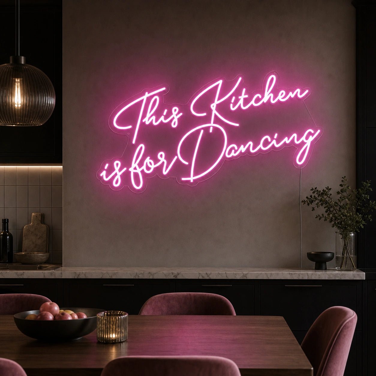 This Kitchen Is For Dancing LED Neon Sign Garage Man Cave Neon Sign - Shineneon