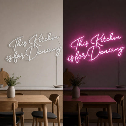 This Kitchen Is For Dancing LED Neon Sign Garage Man Cave Neon Sign - Shineneon