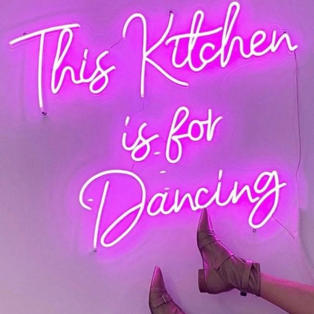 This Kitchen Is For Dancing Led Sign Business Neon Signs