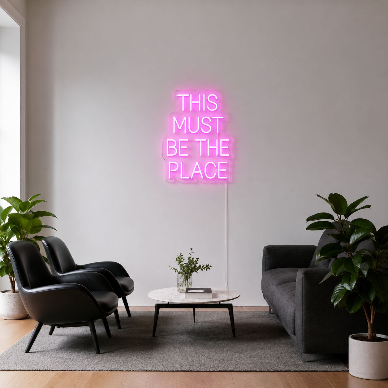 This Must Be The Place Apartment LED Neon Sign main product image