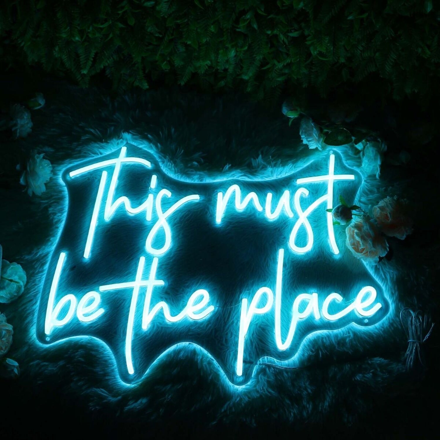 This Must Be The Place Blue Led Neon Sign - Shineneon
