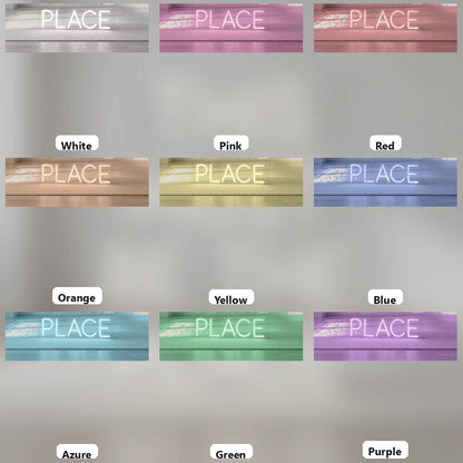 This Must Be The Place Commercial Wall Art LED Neon Sign - 05 Color Grid