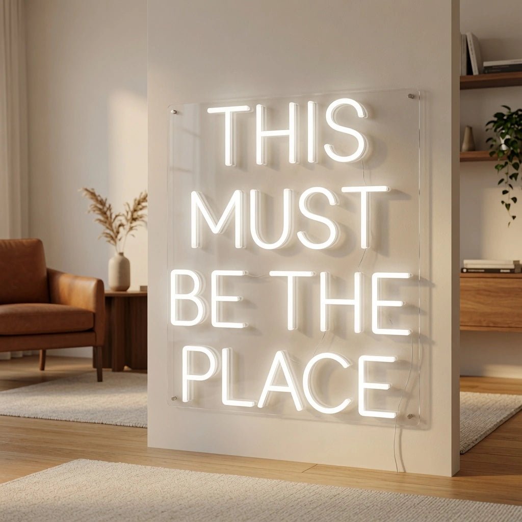 This Must Be The Place Commercial Wall Art LED Neon Sign - Shineneon