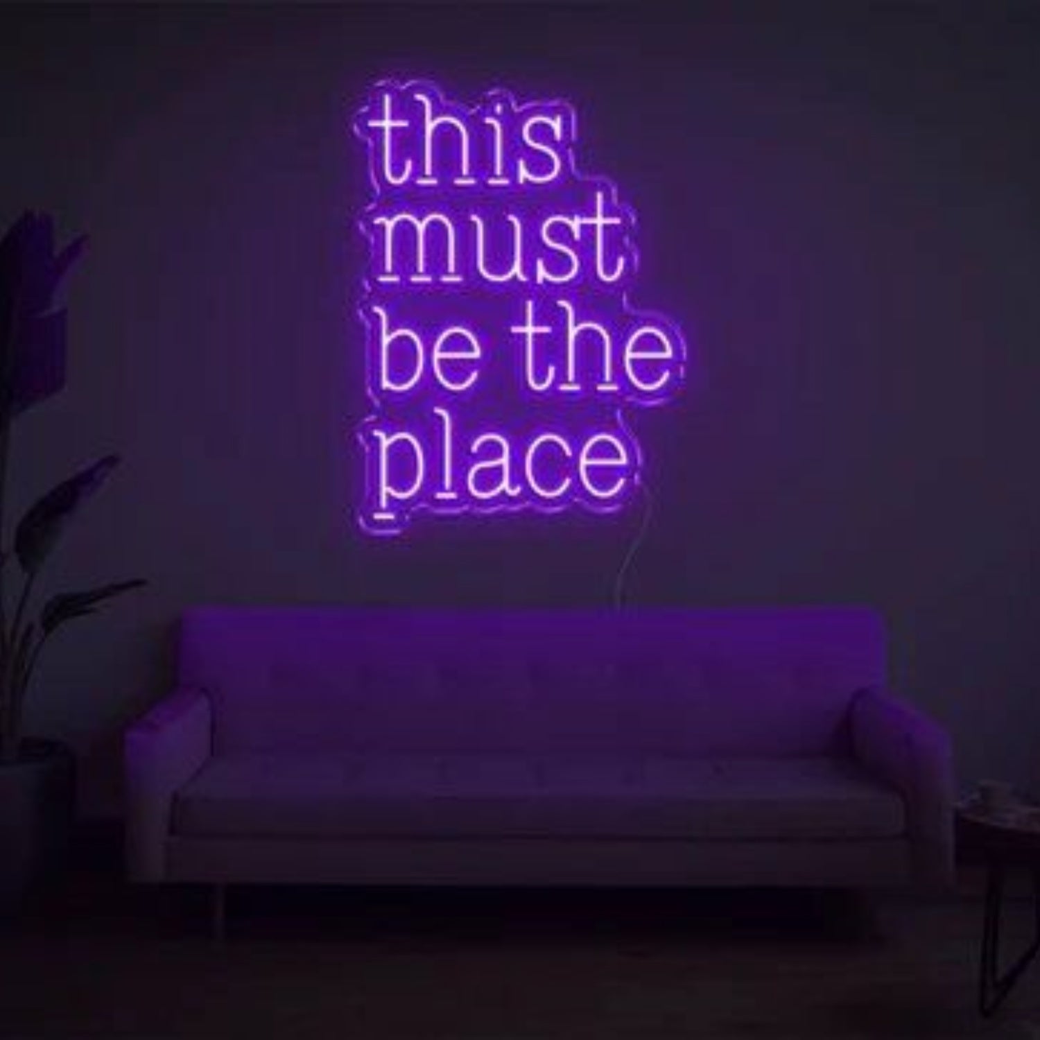 This Must Be The Place For Wall Decor - Shineneon