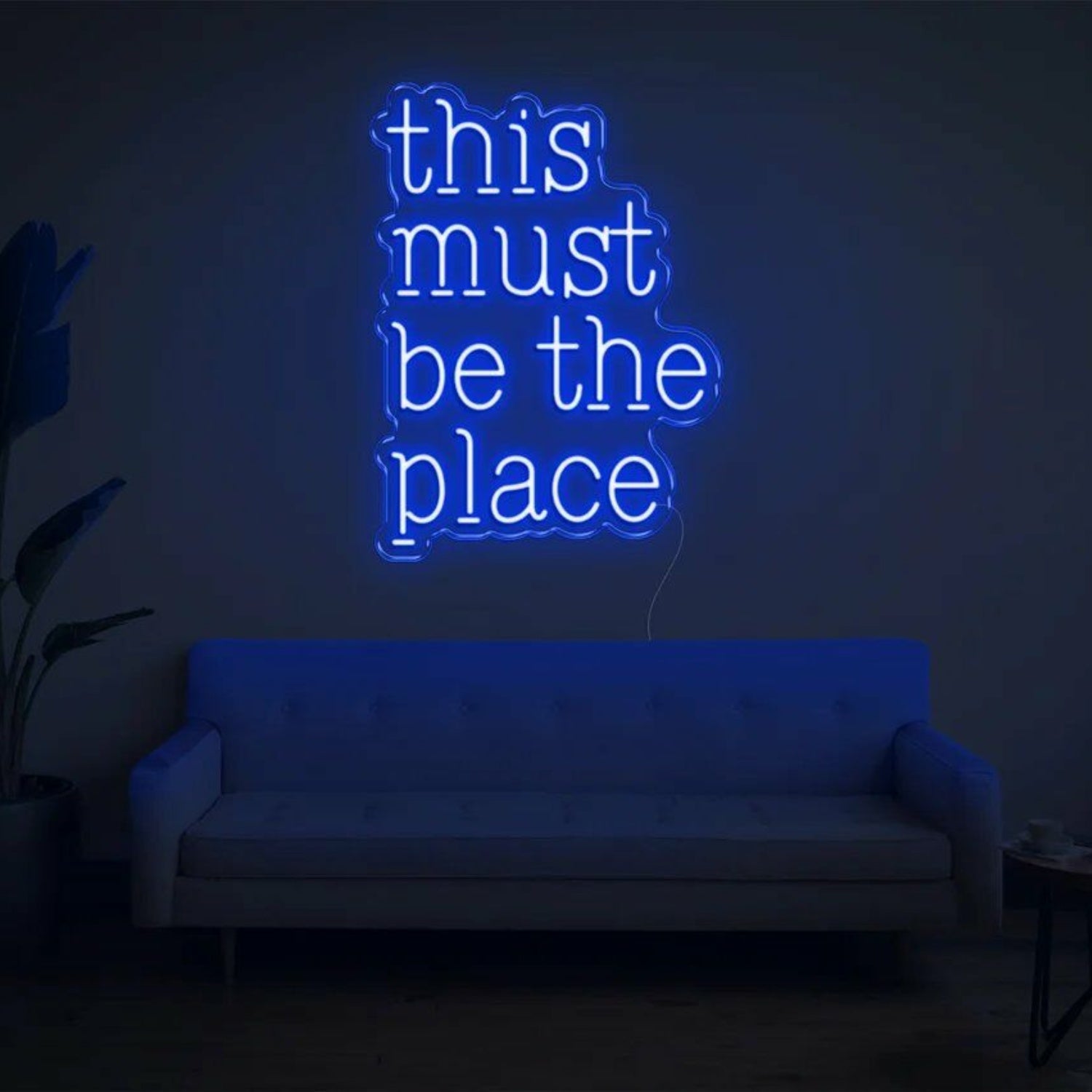 This Must Be The Place For Wall Decor - Shineneon