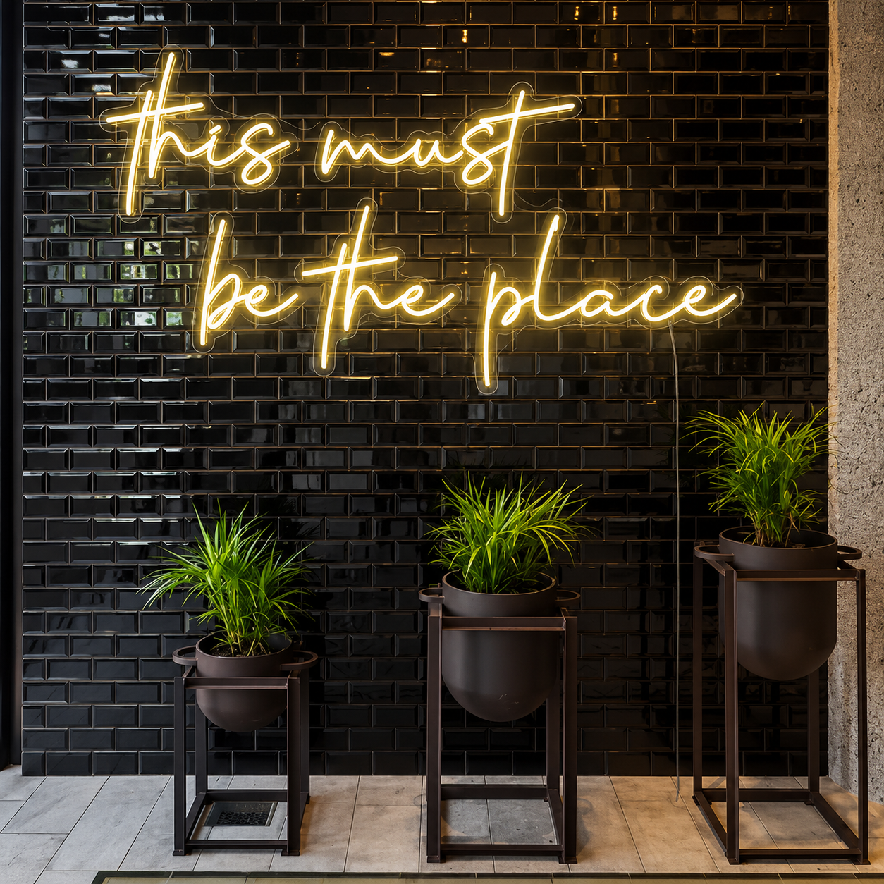 This Must Be The Place Home LED Neon Sign main product image