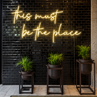 This Must Be The Place Home LED Neon Sign main product image