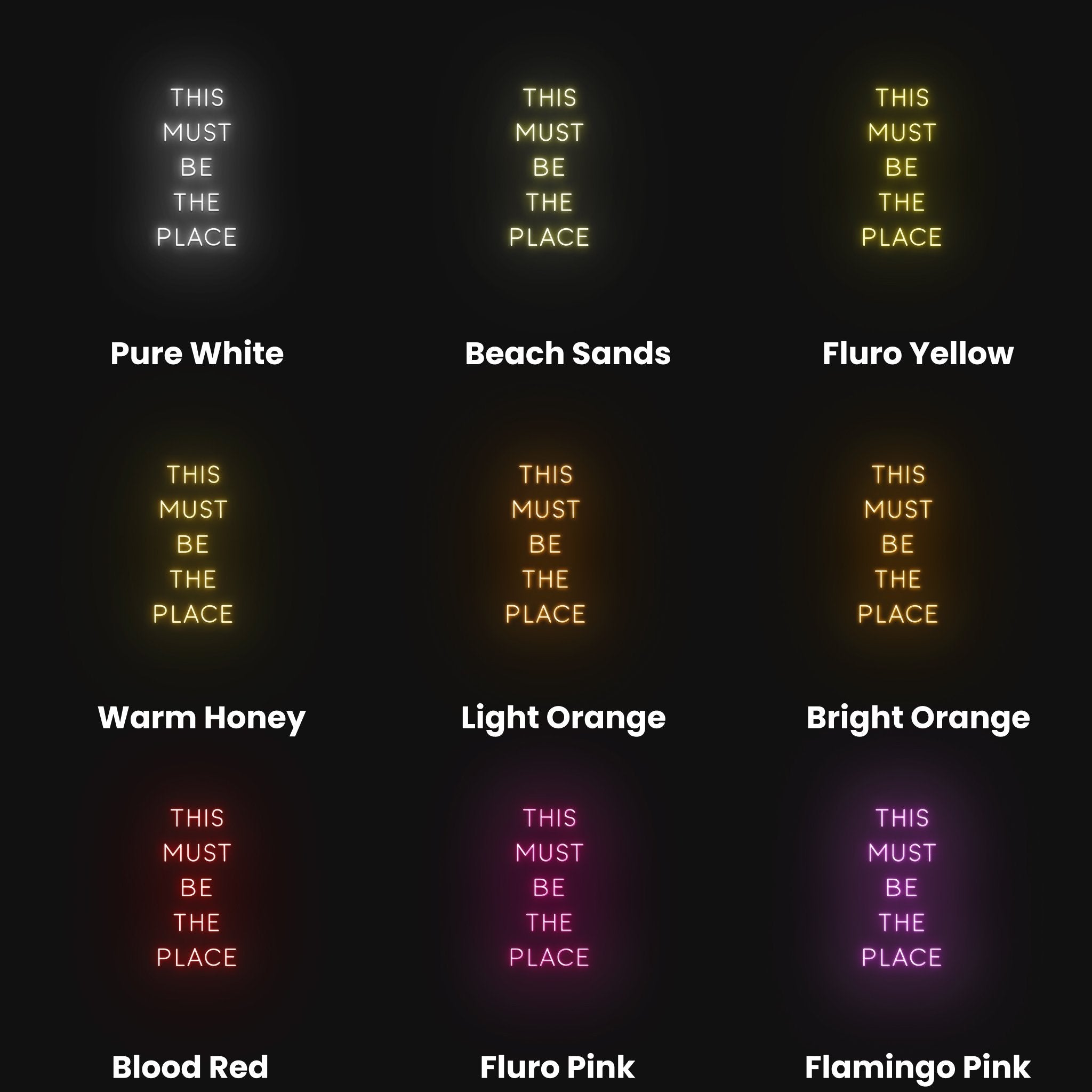 This Must Be The Place Led Neon Sign | Shineneon